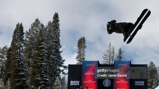 ASPEN, COLORADO - MARCH 07: Shaun White participates as a forerunner prior to halfpipe snowboard qualifying heats on day 1 of The Snow League at Buttermilk Ski Resort on March 07, 2025 in Aspen, Colorado. 