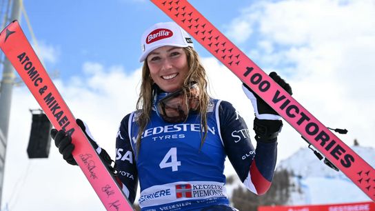 Shiffrin claims historic 100th World Cup win (Skiing)