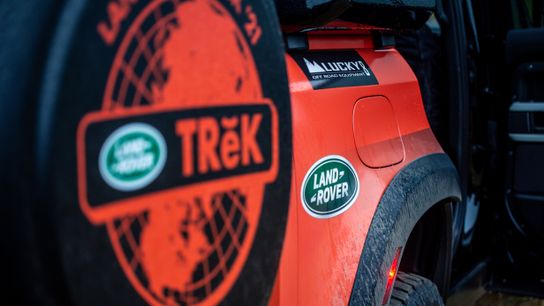 Behind The Action: Joe Eberhardt, president and CEO of Jaguar Land Rover North America talks TReK. (Auto)