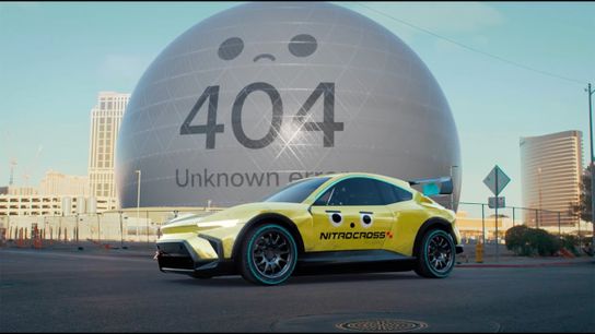 Watch Now. Nitrocross Creates Mobile Sphere to Promote The Vegas Championship (Rally Racing)